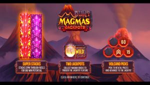 Push Gaming tootis vulkaanilise slotimängu Mount Magmas