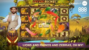 Playtech Live käivitab Safari Riches Live’i koostöös 888casino’ga!